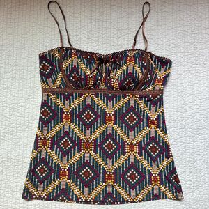 Xoxo Women's Y2K Babydoll Stretchy Tank Top Size Large